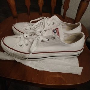 Converse white unisex shoes men's 11 women's 13